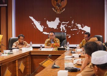 Komitmen Wujudkan Good and Clean Governance, Pj Gubernur Pimpinan Rakor Lintas Sektoral