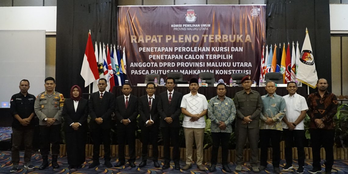 45 Anggota DPRD Terpilih Periode 2024-2029, Resmi Ditetapkan KPU Maluku Utara