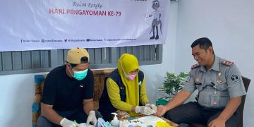Rutan Kelas IIB Soasiu Tidore Gelar Pemeriksaan Kesehatan, Peringati Hari Pengayoman ke – 79 Tahun