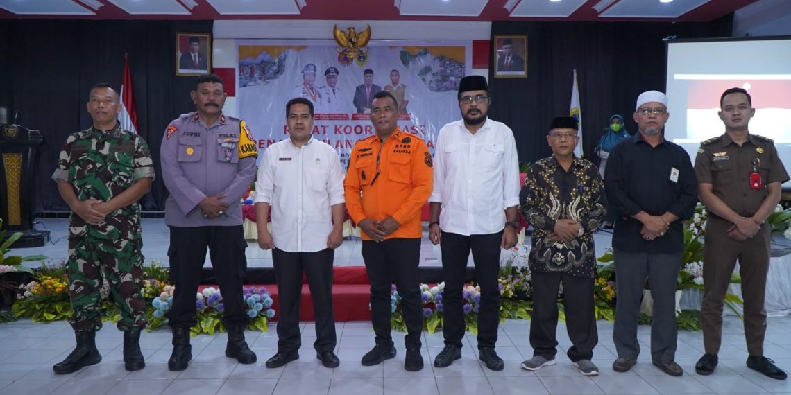 BPBD Kota Tidore Gelar Rakor Pencegahan Darurat Bencana