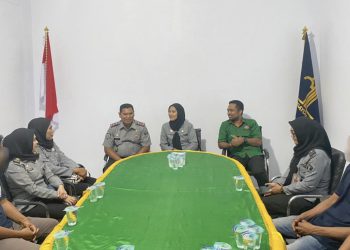 Kanwil Kemenkumham Malut Gelar Pertemuan Bersama LBH Posbakumadin di Rutan Kelas IIB Soasiu 