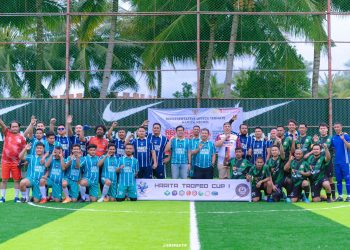 Merayakan HUT RI ke 79, Karyawan Representative Office Harita Ternate Gelar Berbagai Lomba, Salah Satunya Trofeo Cup 1