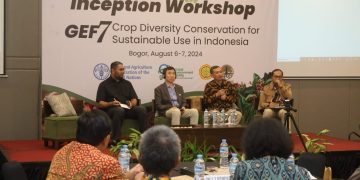 Jadi Narasumber di Acara National Inception Workshop, Bupati Bassam Angkat Isu Pertanian di Halmahera Selatan