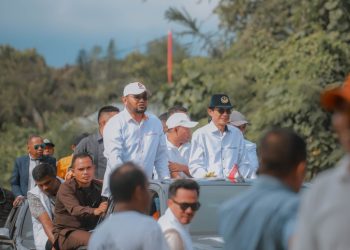 Pasangan Bassam Humanis Resmi Mendaftar Ke KPU Halsel
