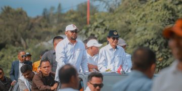 Pasangan Bassam Humanis Resmi Mendaftar Ke KPU Halsel