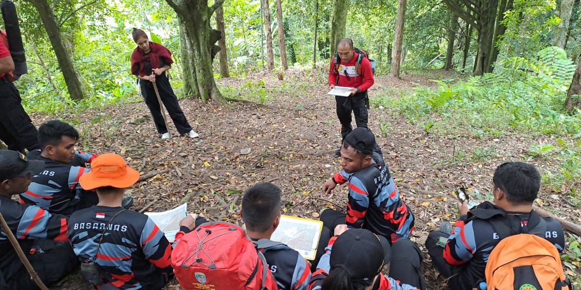 Basarnas Ternate Gelar Latihan Pencarian dan Pertolongan Satuan Gunung Hutan dan Tingkat Lanjutkan MFR