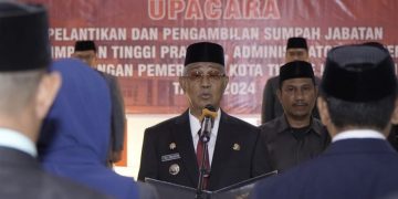 Walikota Tikep Lantik 33 Pejabat Eselon II, III dan IV di Lingkungan Pemerintah Kota Tidore