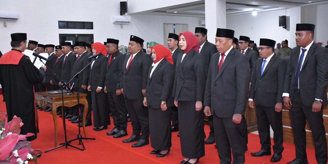 25 Anggota DPRD Terpilih Kota Tidore Kepulauan Resmi Dilantik