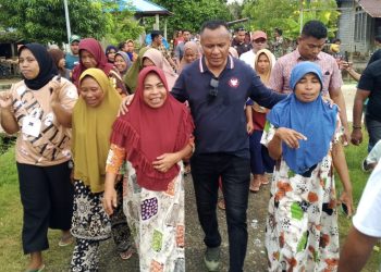 Kampaye Tahap Pertama di Kecamatan Oba Selatan, Masyrakat Siap Menangkan Pasangan MASI-AMAN 