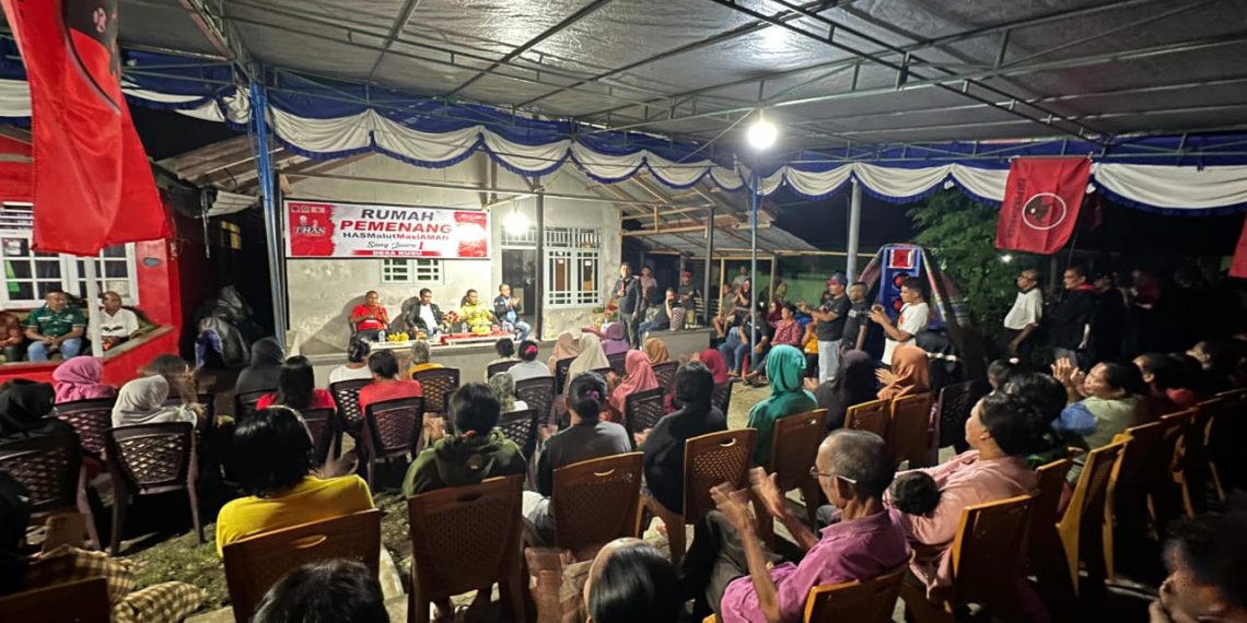 Tokoh Sangir Di Kecamatan Oba Dukung Ayah Erick dan Abang Laiman Di Pilwalkot Tikep