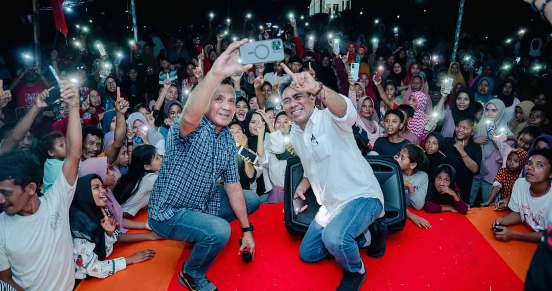 MASI AMAN Kemas Politik Riang Gembira Dalam Kampanye Dengan Menghadirkan Sejumlah Artis di Lifofa 