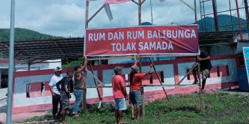 Masyarakat Rum dan Rum Balibunga Tolak Paslon SAMADA Kampanye di Kelurahan Rum 