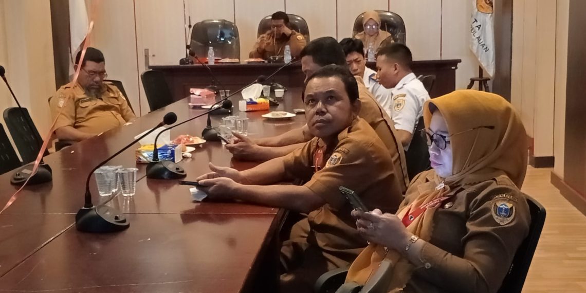 Pemkot Tikep Ikut Rapat Koordinasi Pengendalian Inflasi Perdana Tahun 2025 Secara Virtual