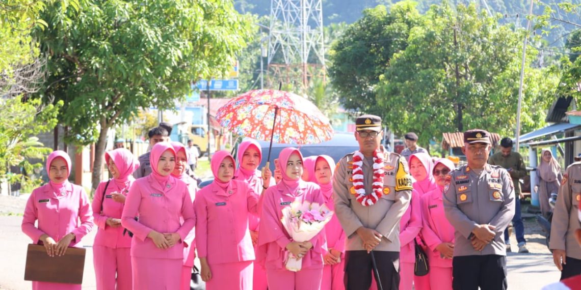 Kapolresta Tidore Kombes Pol. Yury Nurhidayat Berkunjung ke Wilayah Hukum Polsek Oba