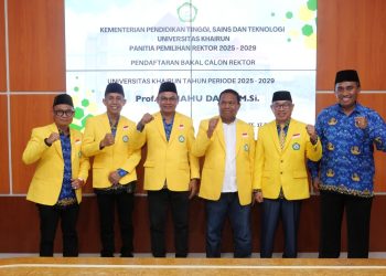 Delapan Calon Rektor Unkhair Resmi Mendaftarkan Diri di Hari Terakhir, Dr. M. Ridha Ajam Juga Ikut