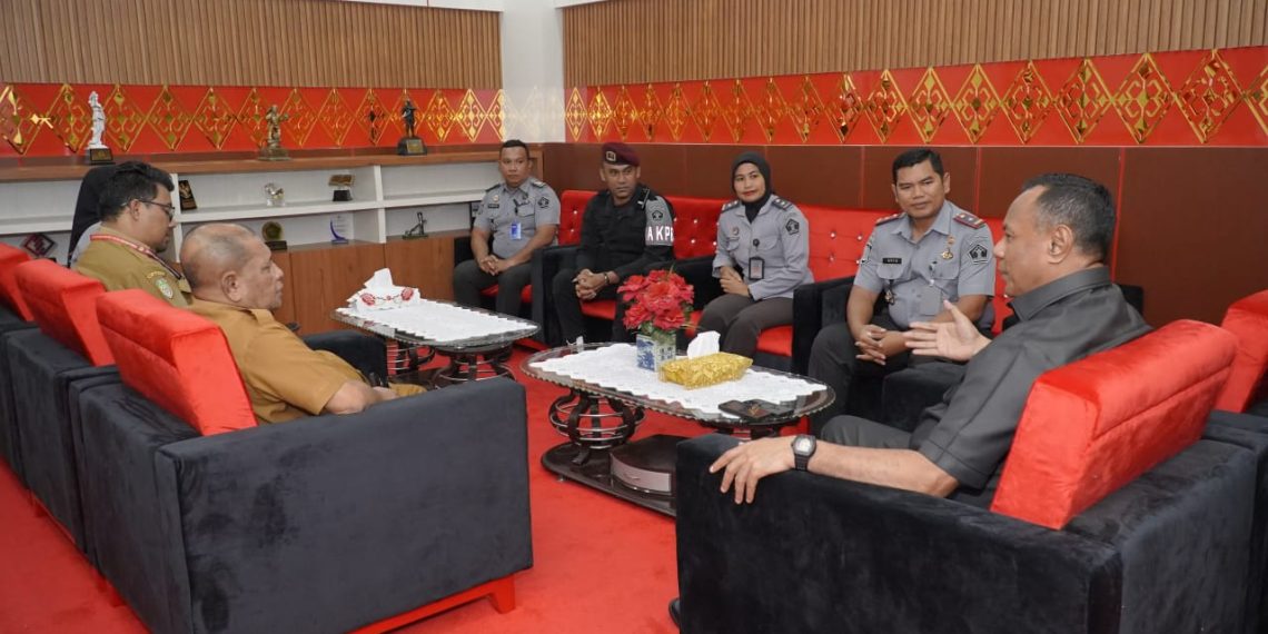 Perkuat Sinergitas Karutan Soasiu Lakukan Silahturahmi Dengan Walikota Tidore