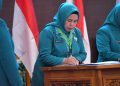 Haja Rahmawati Muhammad Sinen Resmi Dilantik Sebagai Ketua TP-PKK Tikep