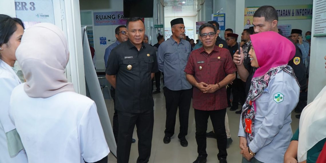 Walikota dan Wakil Walikota Tinjau Langsung Kondisi Lima Puskesmas di Pulau Tidore