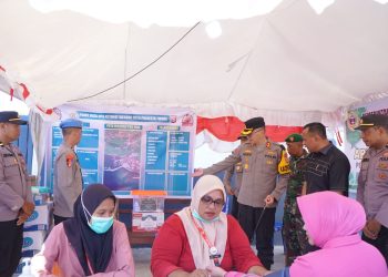 Jelang Hari Raya Idul Fitri, Walikota Tidore Bersama Kapolresta Tinjau Pos Pelayanan Terpadu Operasi Ketupat 