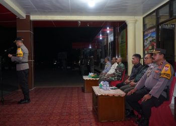 Wakil Walikota Tidore Ahmad Laiman Hadiri Apel Gabungan Pengamanan Malam Takbiran 