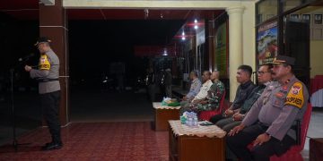 Wakil Walikota Tidore Ahmad Laiman Hadiri Apel Gabungan Pengamanan Malam Takbiran 