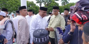 Pelaksanaan Solat Idul Fitri Oleh Pemkot Tikep Berjalan Penuh Khidmat