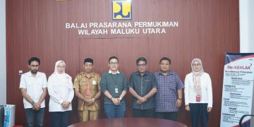 Wakil Walikota dan Ketua Komisi III DPRD Tikep Bertemu Kepala BPPW Wilayah Malut, Ini yang Dibahas