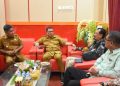 Pererat Kerja Sama, Wakil Walikota Tidore Ahmad Laiman Terima Kunjungan Komisaris Utama Bank Maluku Malut
