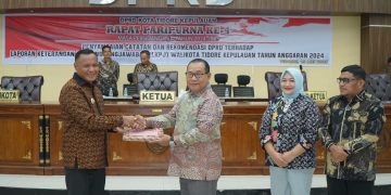 DPRD Sampaikan Catatan dan Rekomendasi Terhadap LKPJ Wali Kota Tidore 2024, OPD Diminta Serius Menindaklanjuti