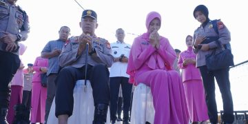 Kunker Ke Tidore, Kapolda Malut Disambut Tradisi Adat Joko Hale