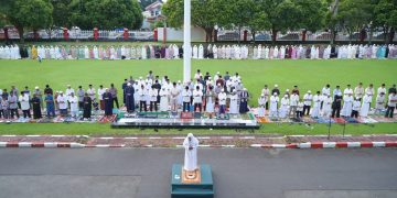 Pelaksanaan Sholat Idul Adha di Tidore Berlangsung Khidmat