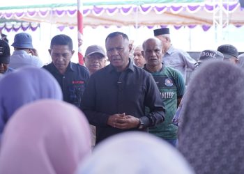 Walikota Tidore Muhammad Sinen Pantau Gladi Persiapan Harganas di Tugulufa