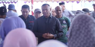 Walikota Tidore Muhammad Sinen Pantau Gladi Persiapan Harganas di Tugulufa