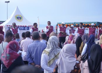 ASN dan Non ASN di Lingkup Kota Tidore Kepulauan Gelar Apel Gabungan Peringati Hari Keluarga Nasional
