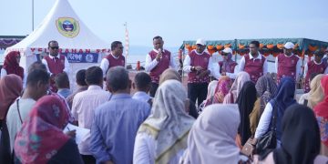 ASN dan Non ASN di Lingkup Kota Tidore Kepulauan Gelar Apel Gabungan Peringati Hari Keluarga Nasional