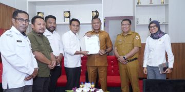 Walikota Tidore Terima Kunjungan Kerja Ketua dan Anggota KPU Tikep