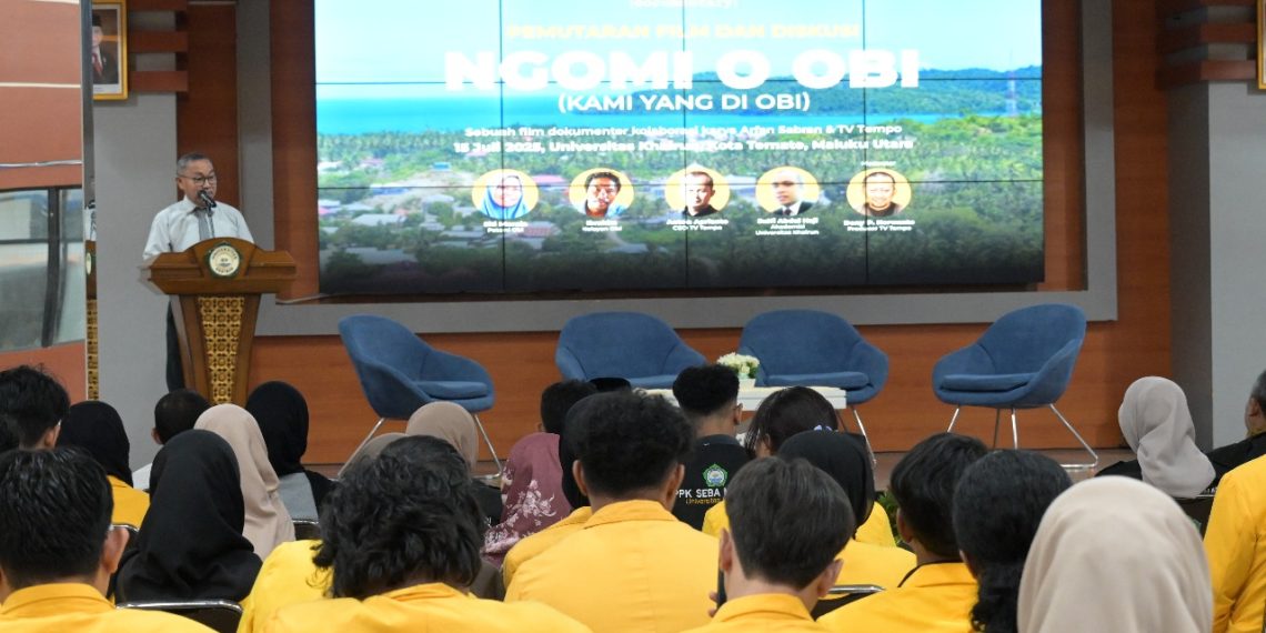 Rektor Unkhair Apresiasi Pemutaran Filem Ongomi O Obi Oleh Tempo TV 