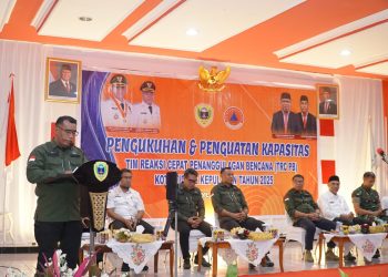 Antisipasi Potensi Bencana, Pemkot Tidore Kukuhkan Tim Reaksi Cepat Penanggulangan Bencana