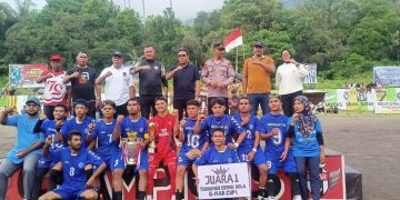 Turnament Sepak Bola Gawang Sedang Gambaru Akesaragi CUP I Tahun 2025 Resmi Ditutup Walikota dan Walikota