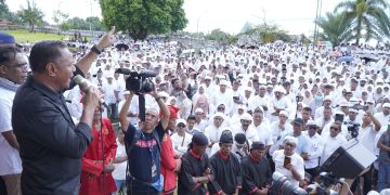 Tolak Pemekaran Sofifi, Ribuan Masyarakat Kota Tidore Kepulauan Gelar Aksi Dengan Gelar Apel Siaga 