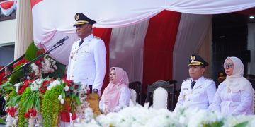 Upacara Penurunan Bendera HUT RI Ke 80 Di Tidore Berjalan Lancar dan Khidmat 