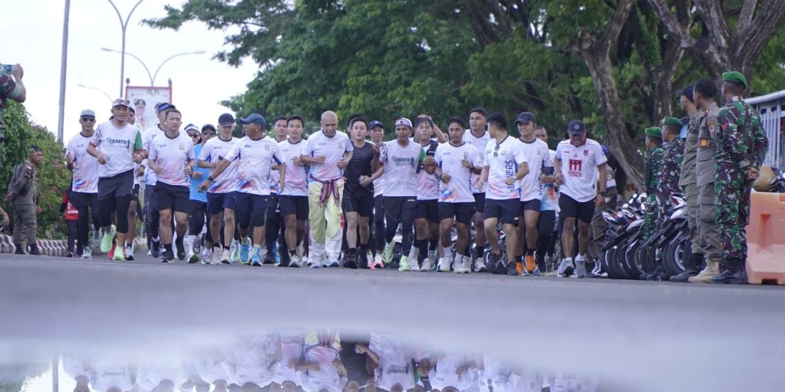 Ribuan Peserta Ikut Fun Run Sport Tourism Adhyaksa, yang Juga Dihadiri Langsung Jamintel Kejagung 