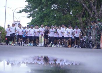 Ribuan Peserta Ikut Fun Run Sport Tourism Adhyaksa, yang Juga Dihadiri Langsung Jamintel Kejagung 