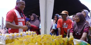 Tour de Pattimura, Wali Kota dan Wakil Wali Kota Tidore Inisiatif Ubah Pasar Murah jadi Pangan Gratis