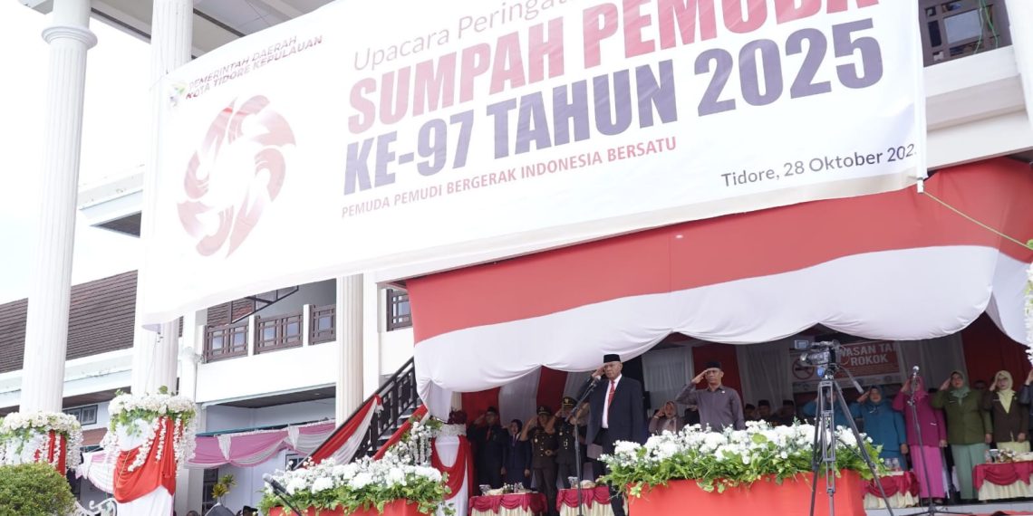 Upacara Peringatan Hari Sumpah Pemuda ke-97 Tahun 2025 di Kota Tidore Kepulauan Berlangsung Khidmat