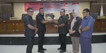 Walikota Muhammad Sinen Teken Nota Kesepakatan KUA dan PPAS Tahun 2026