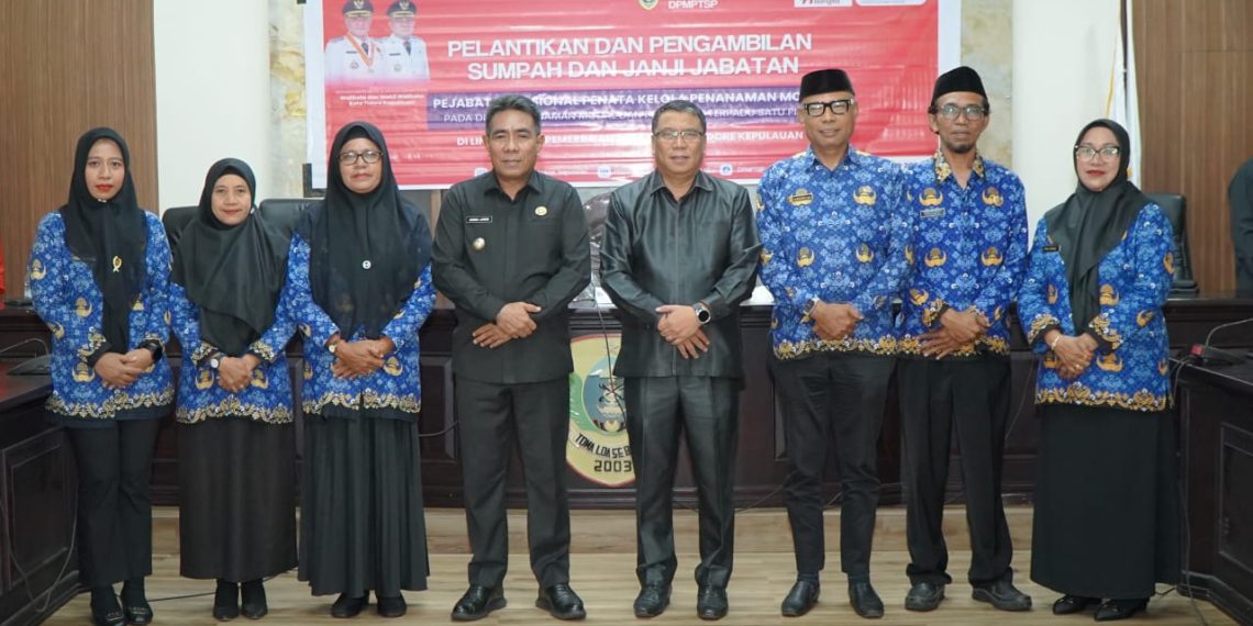 6 Pejabat Fungsional DPMPTSP Tidore Resmi Dilantik
