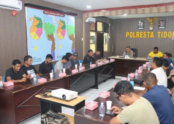 Kapolresta Tidore Ajak Wartawan Kolaborasi Wujudkan Keterbukaan Informasi