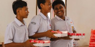 Membangun Masa Depan Anak Negeri Kawasi: Komitmen Harita Nickel Dalam Momentum Hari Gizi Nasional 2026