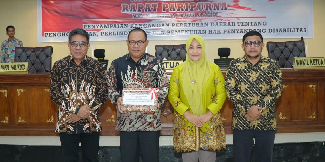 Pemkot Tidore Sampaikan Ranperda Perlindungan Disabilitas pada Rapat Paripurna